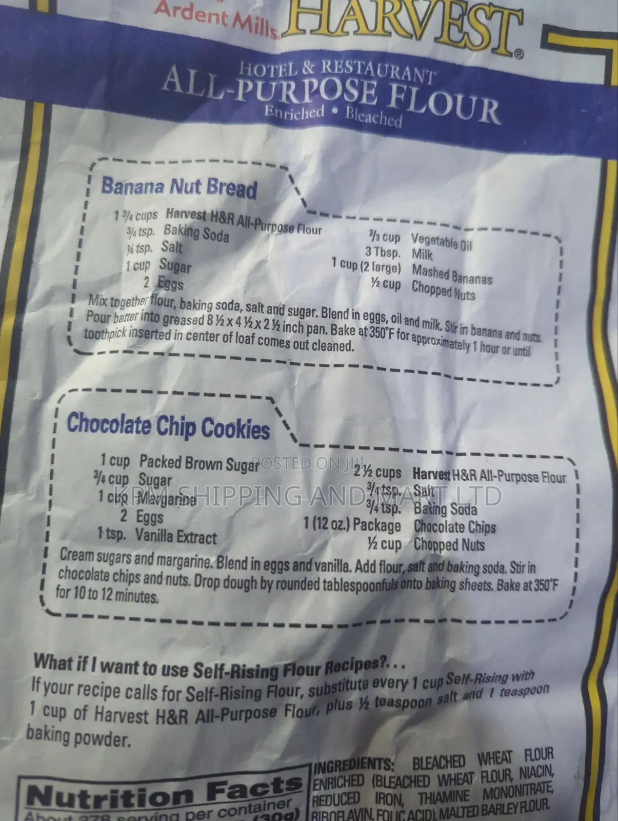 Harvest Flour (11.34kg)