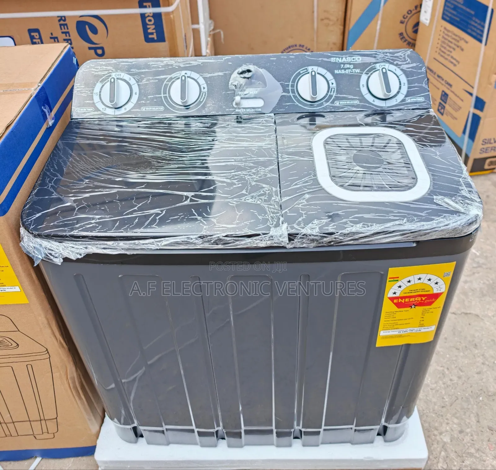 Nasco 7kg Twin Tub Semi-Automatic Washing Machine