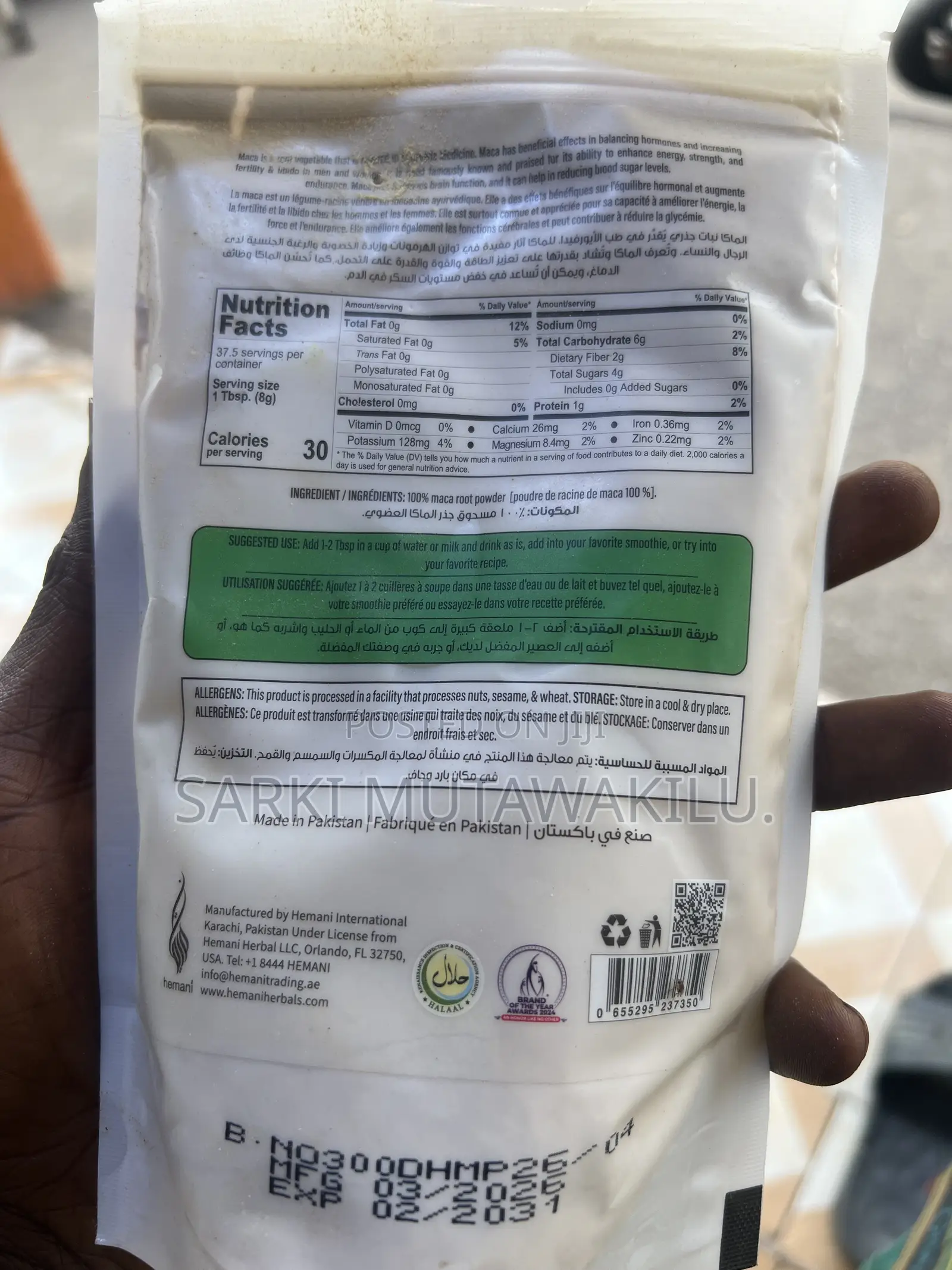Maca Root Powder