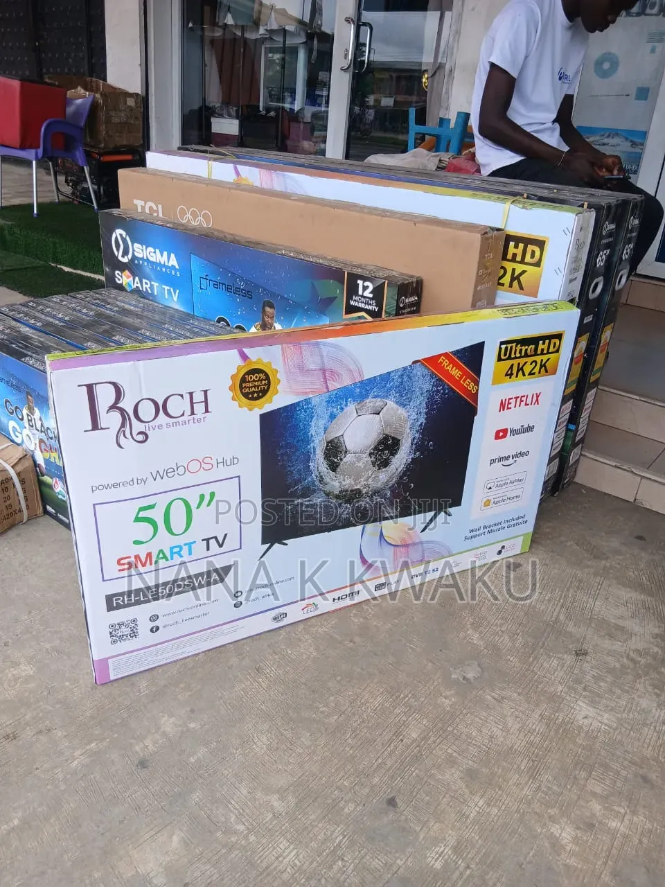 Available Roch 50 Inches Smart Uhd TV