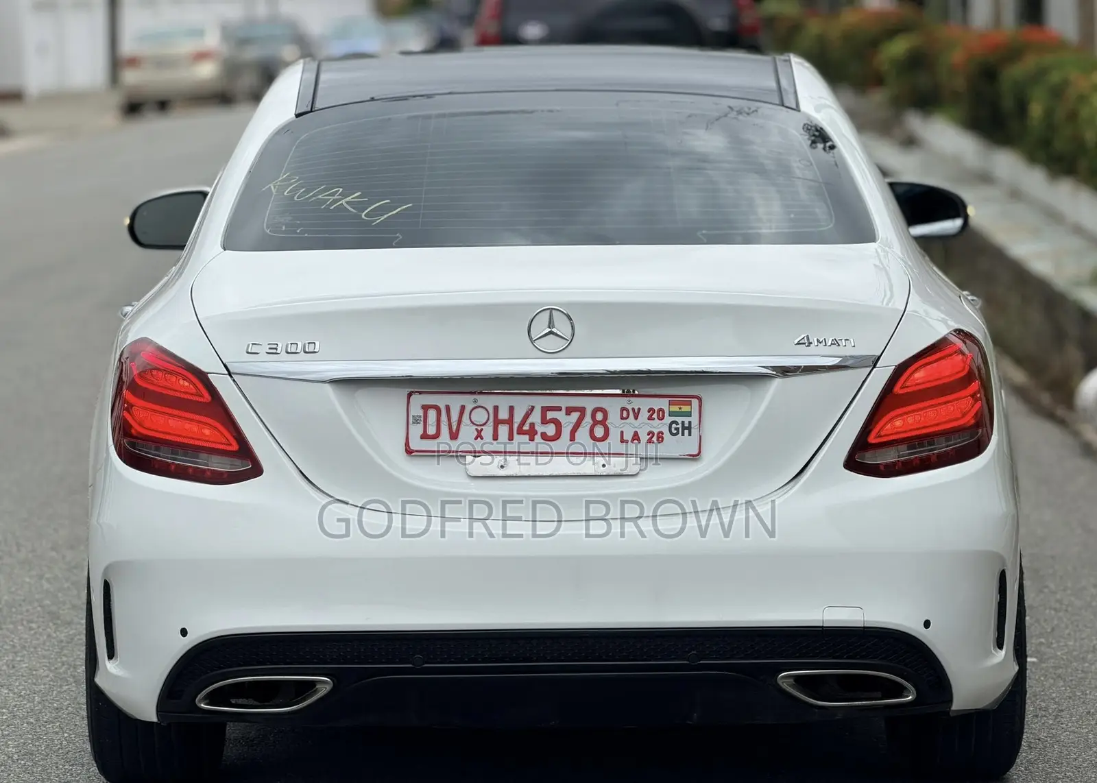 Mercedes-Benz C300 Sport 4Matic Sedan AWD (2.0L 4cyl 7A) 2017 White
