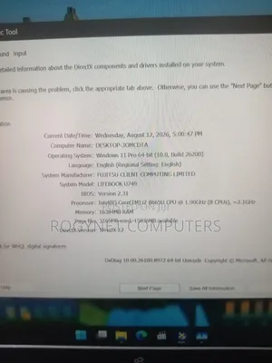 Laptop Fujitsu Lifebook U749 16GB Intel Core i7 SSD 512GB