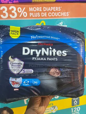 Huggies Dry Nite 4-7 Boys