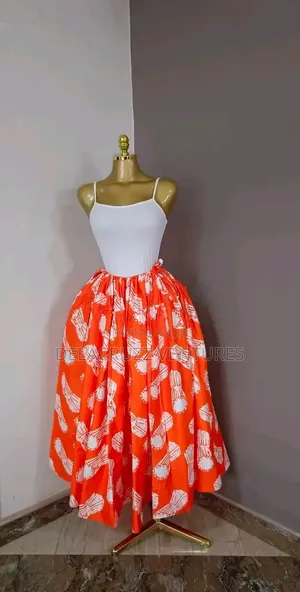 Ankara African Print Maxi Skirt