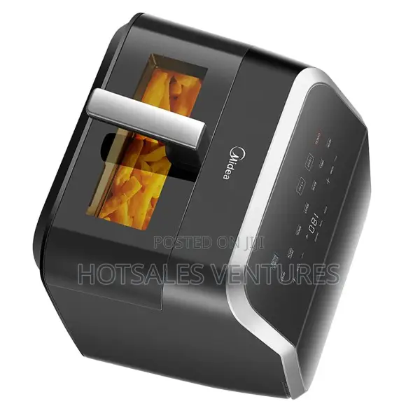 BEST Midea 8 LITRES 2200W Hot Air Fryer – Black - MF-CY85WK