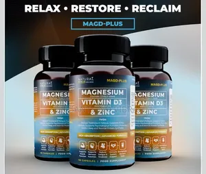 Magnesium Glycinate Complex 6-in-1 Citrate,Malate+Vitamin D3 4000iu