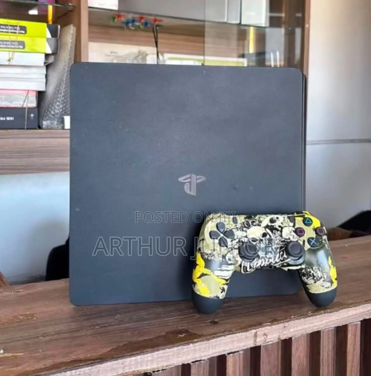 PS4 Slim(Black) With 8 Games