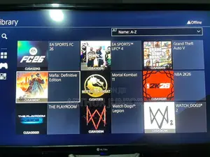PS4 Slim(Black) With 8 Games