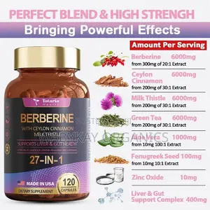 Berberine With Ceylon Cinnamon 27 in 1