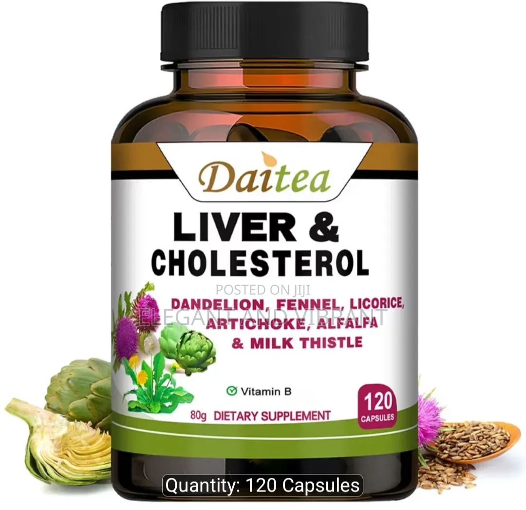 Liver and Cholesterol Cap With Milk Thistle,Dandelion, Artichoke Etc