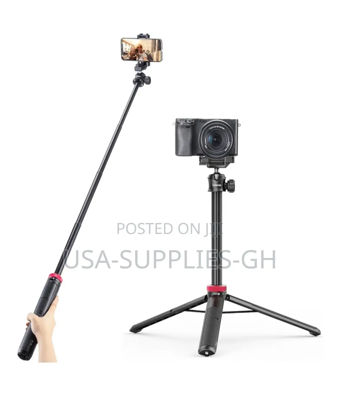 ULANZI MT-44 2-in-1Auto Open Phone Camera Tripod, 59" Extendable USA