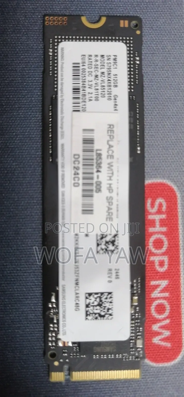 Samsung 512gb M. 2 SSD