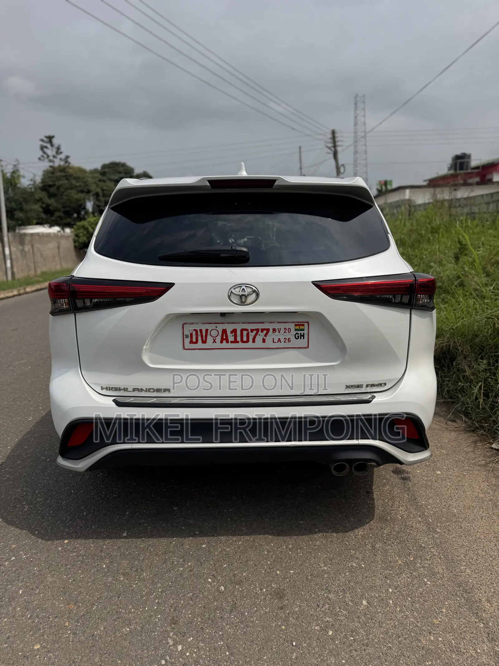 Toyota Highlander XSE AWD 2023 White