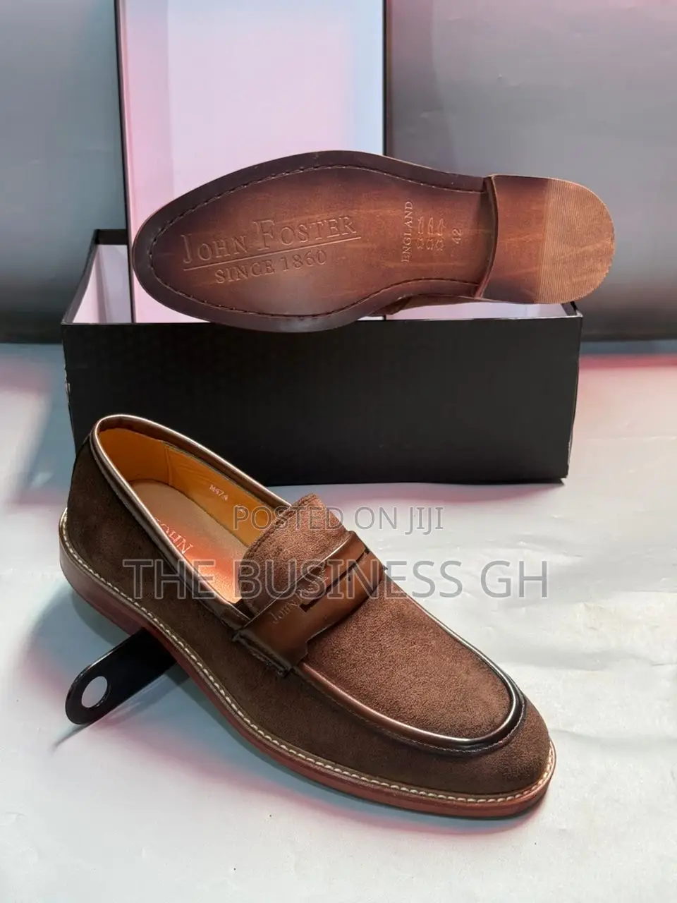 New John Foster Loafers (Suede)
