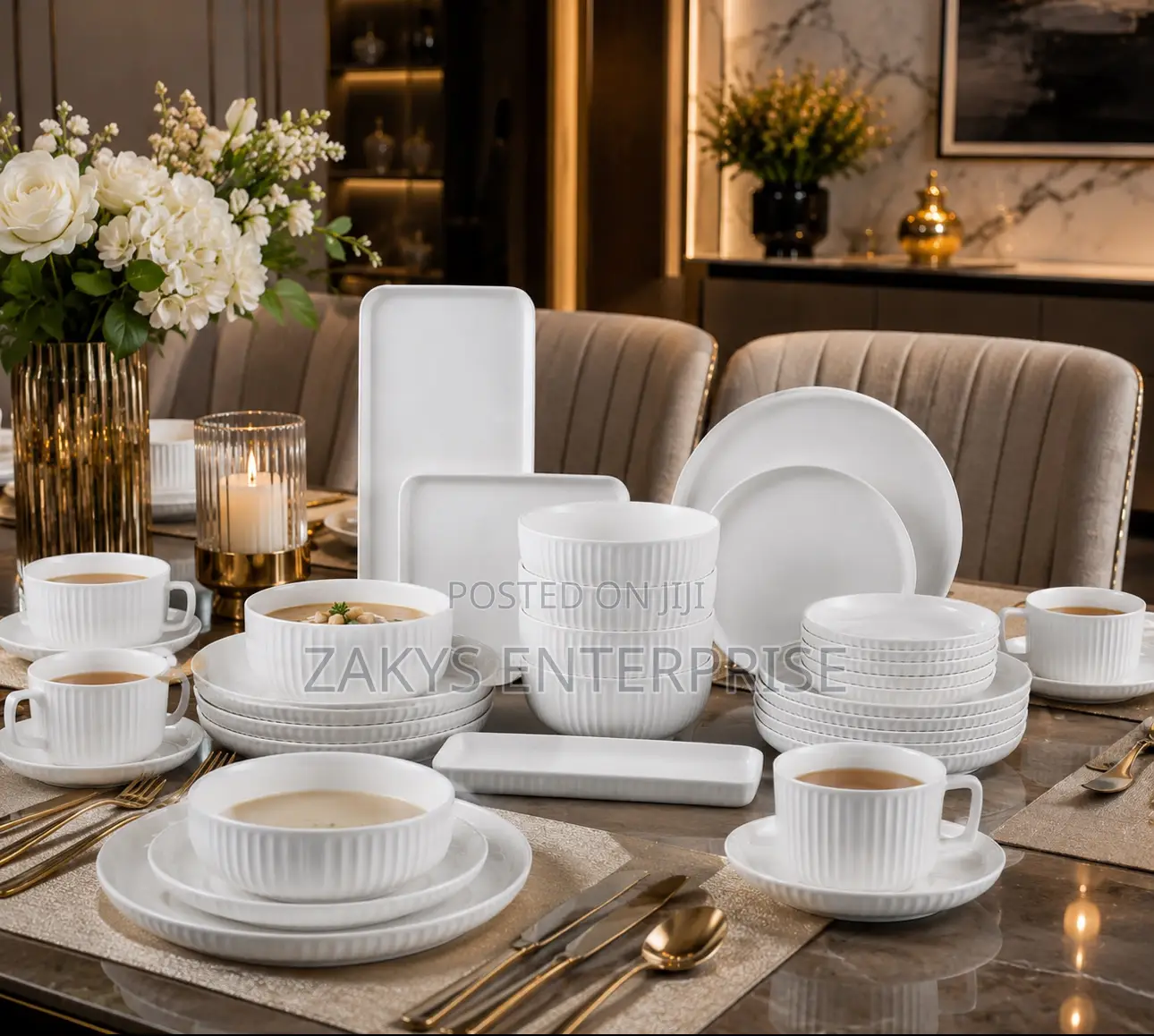 32pcs Luxury Ceramic Dinnerset