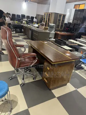 Boss Executive Brown Office Desk and Chair