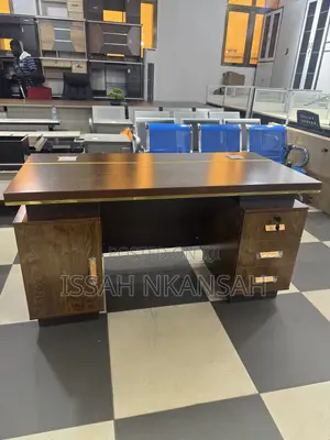 Boss Executive Brown Office Desk and Chair