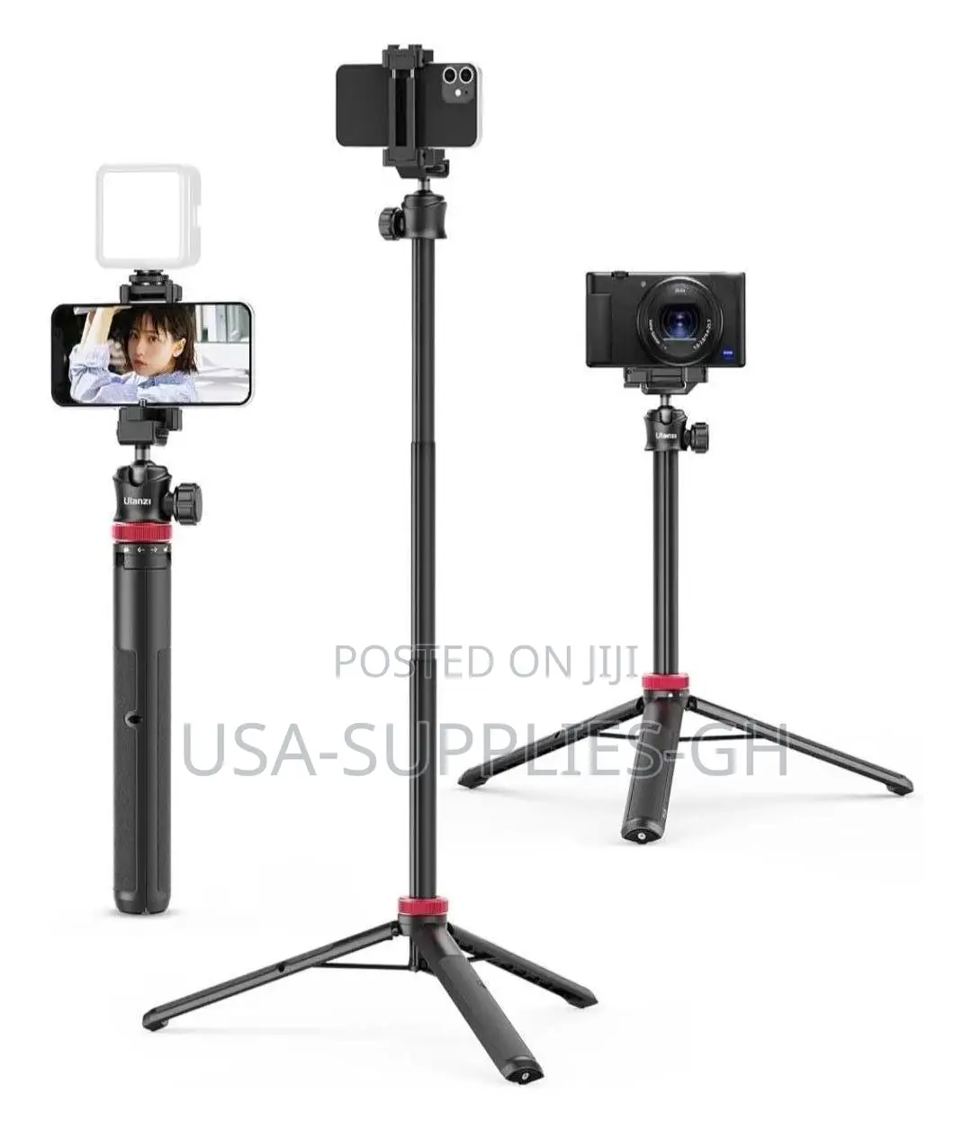 ULANZI MT-44 2-in-1Auto Open Phone Camera Tripod, 59" Extendable USA
