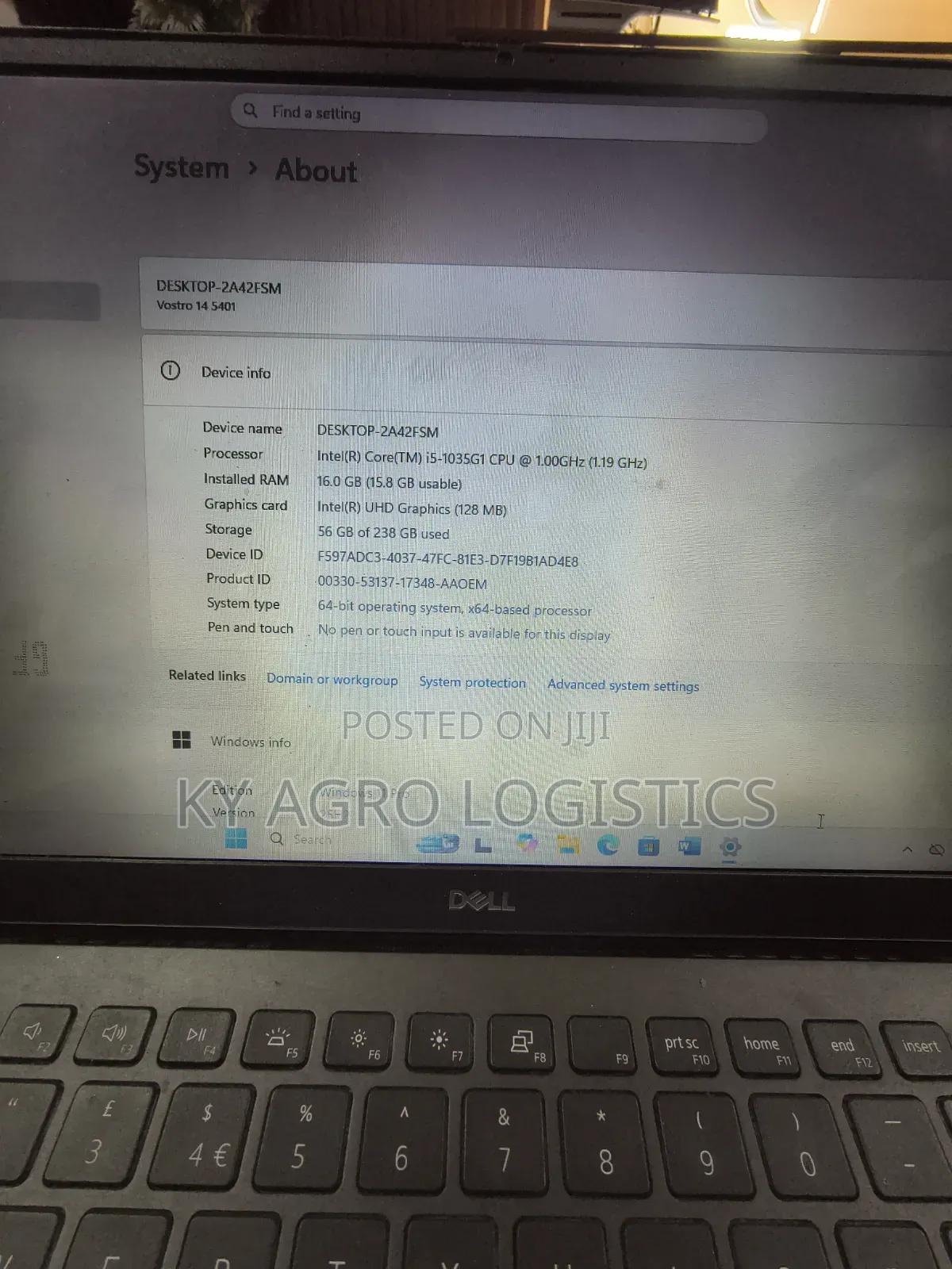Laptop Dell Vostro 5468 16GB Intel Core 5 SSD 256GB