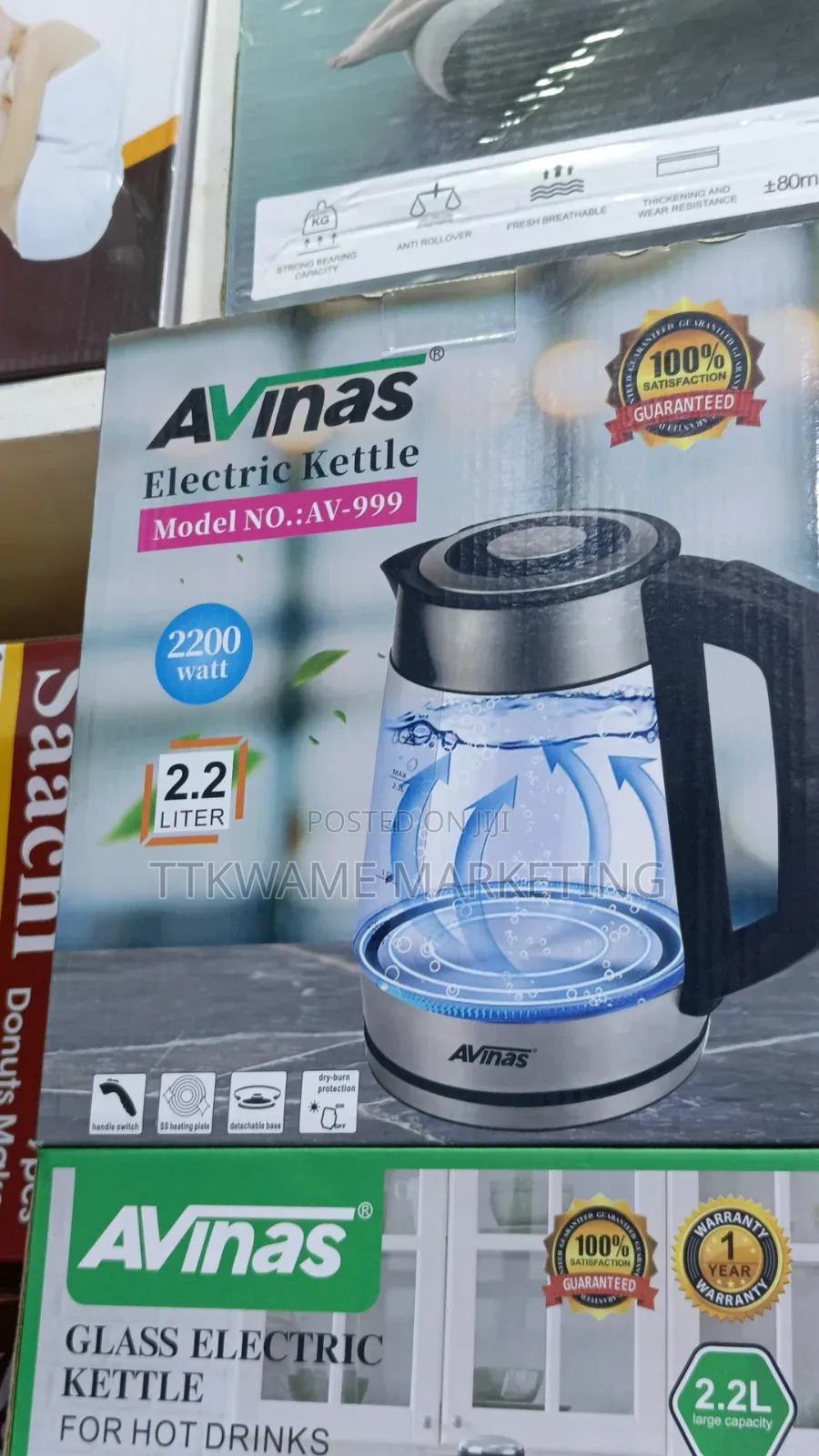 Avinas Glass Kettle