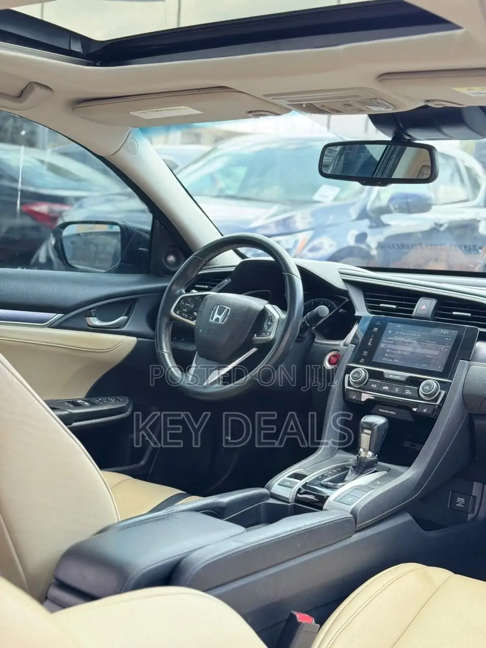 Honda Civic Touring 4dr Sedan (1.5L 4cyl) 2016 Black