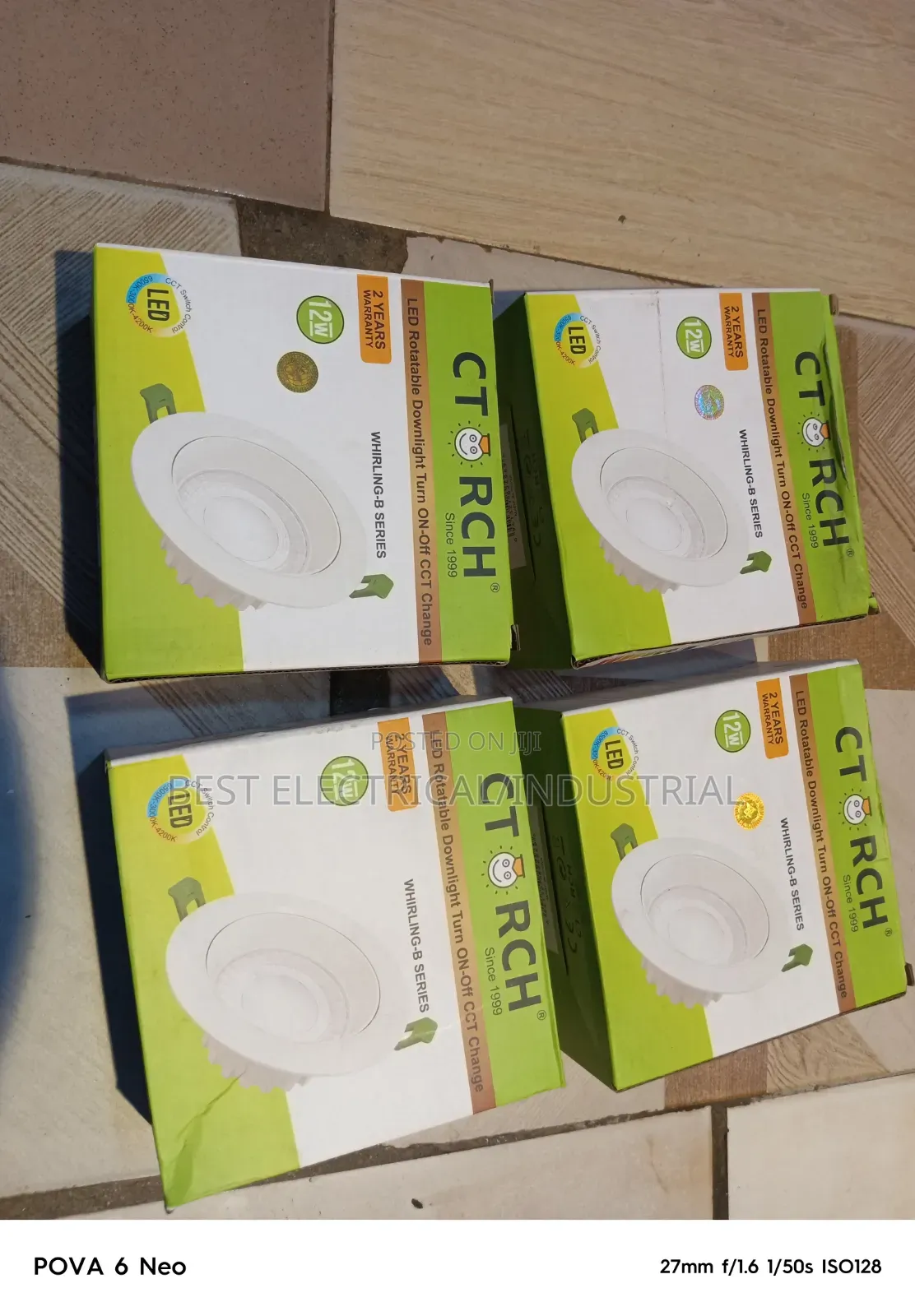 Ctorch Spots Light 12watt CCT Warm and White