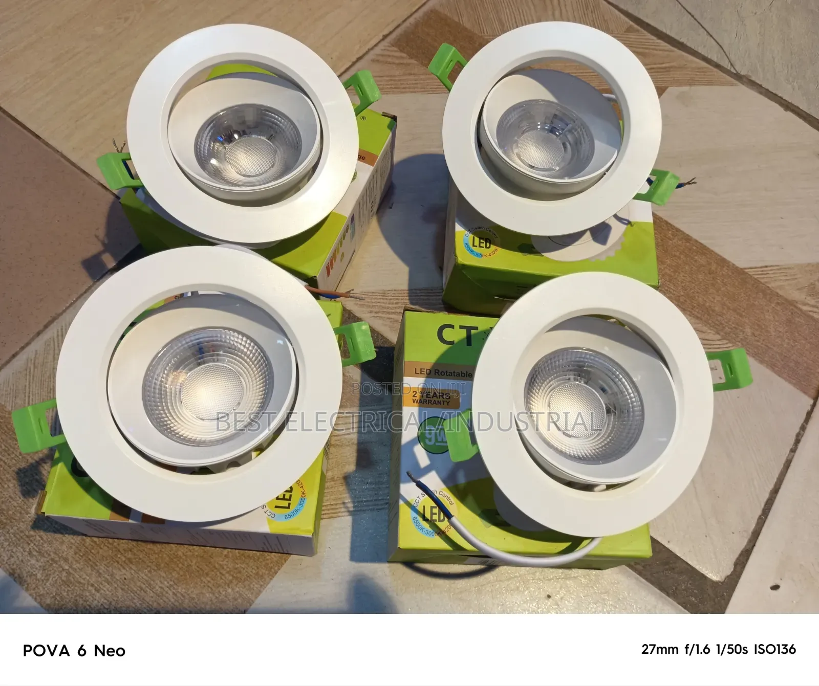 Ctorch Spots Light 9watt CCT Warm and White