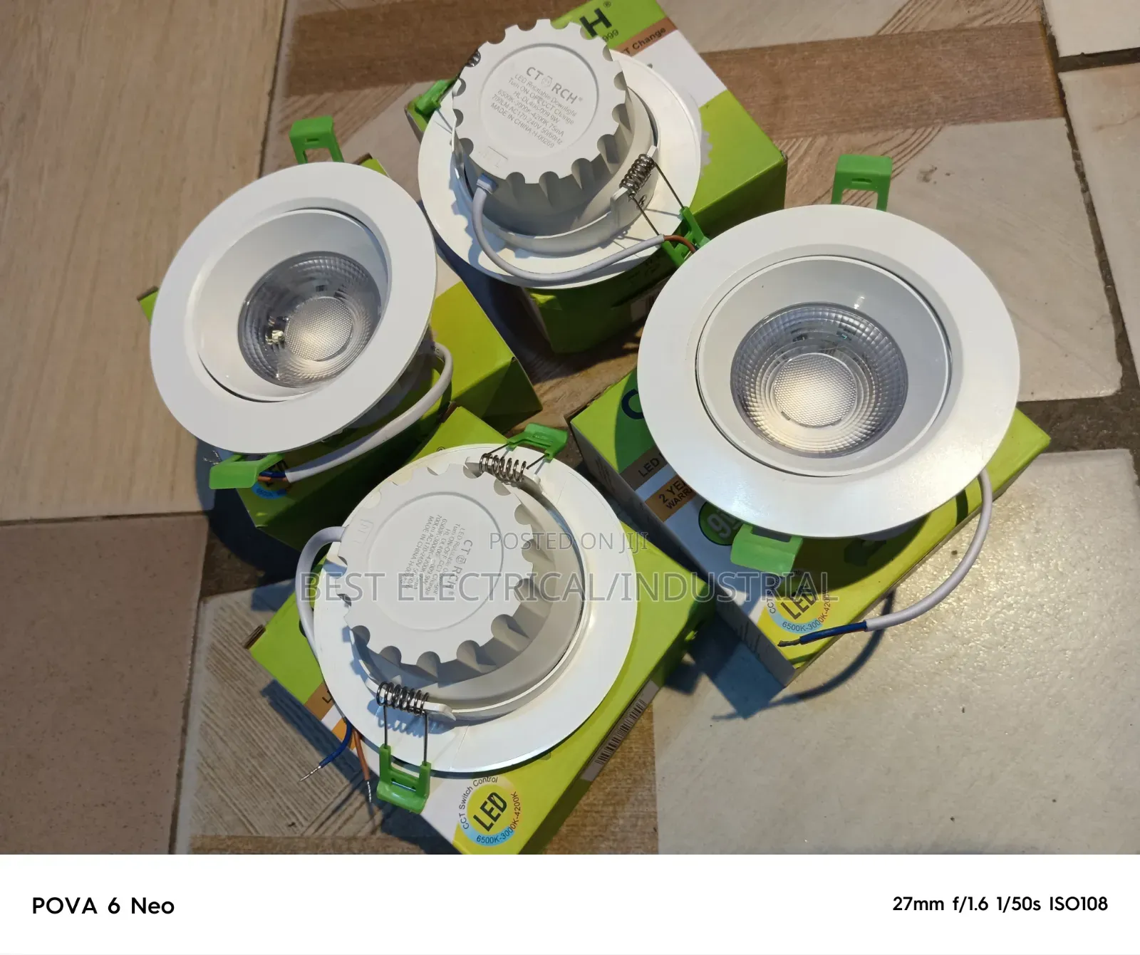 Ctorch Spots Light 9watt CCT Warm and White