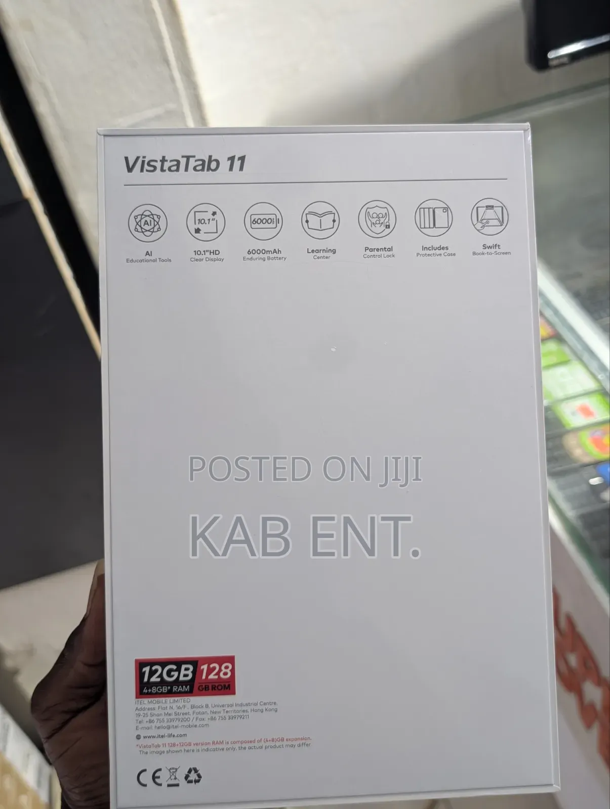 New Itel VistaTab 11 128 GB Black