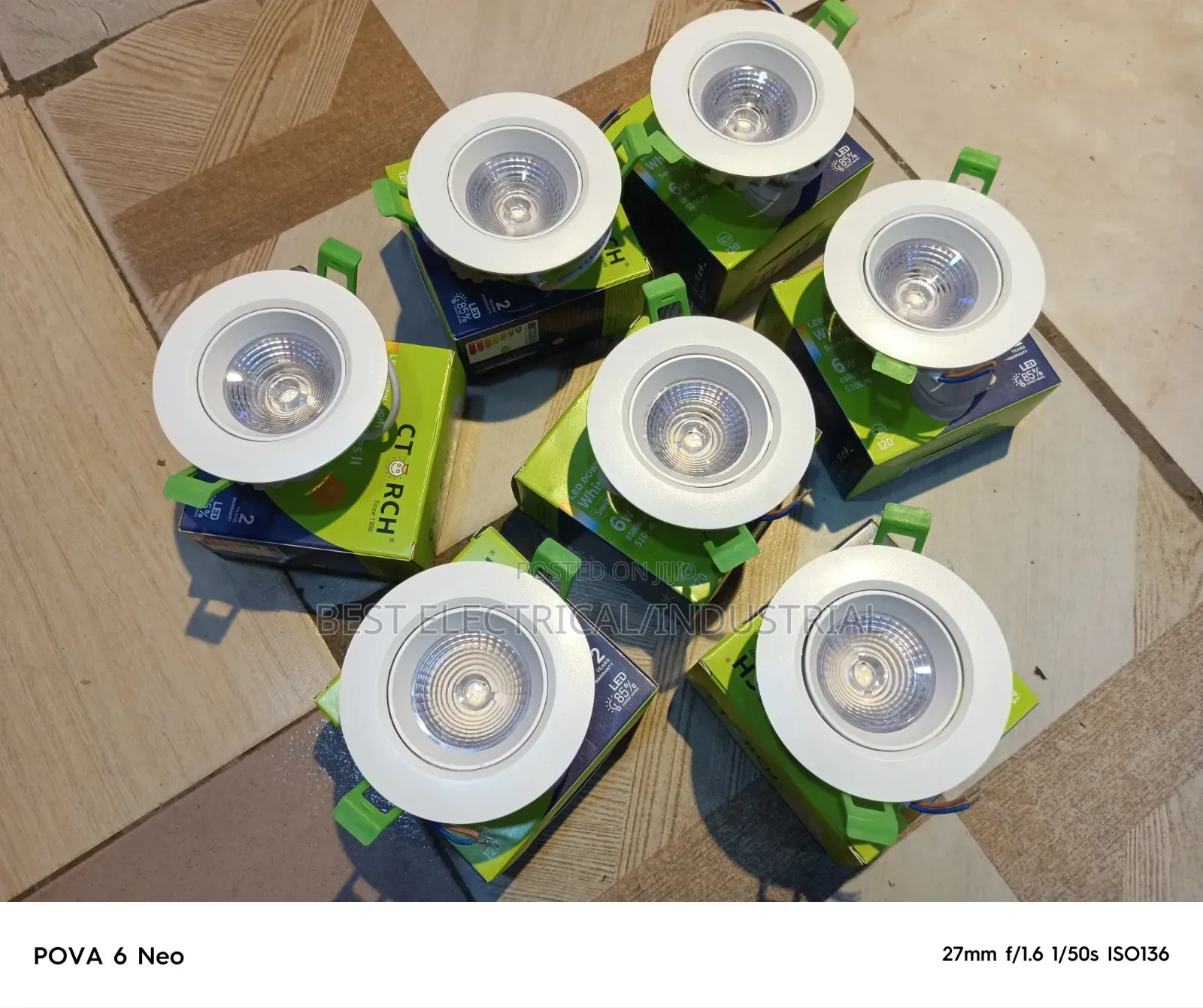 Ctorch Spots Light 6watt CCT Warm and White