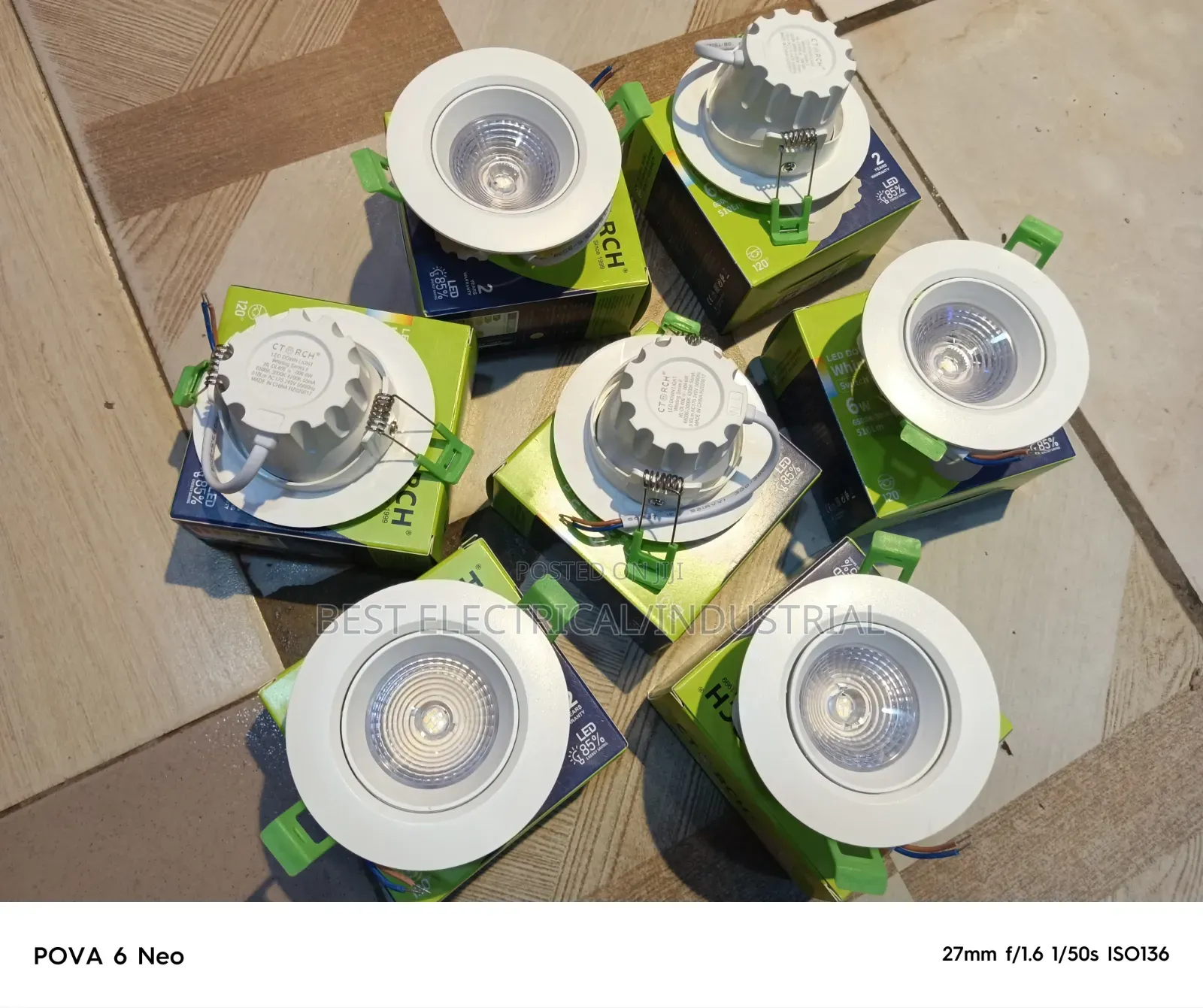 Ctorch Spots Light 6watt CCT Warm and White