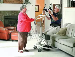 Invacare Get-U-Up Hydraulic Sit-to-Stand Patient Lift, 350 Lb. Weight