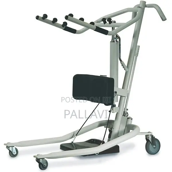 Invacare Get-U-Up Hydraulic Sit-to-Stand Patient Lift, 350 Lb. Weight