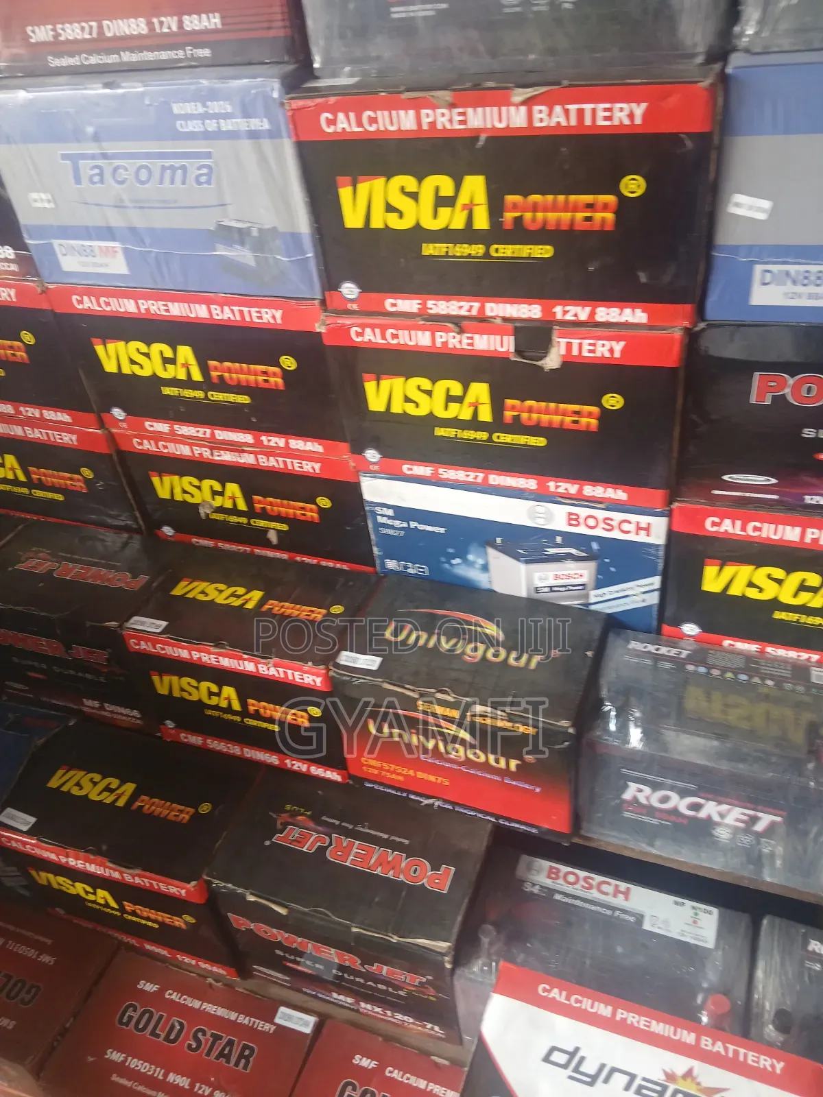 Visca Battery 15plate and 17plate Available