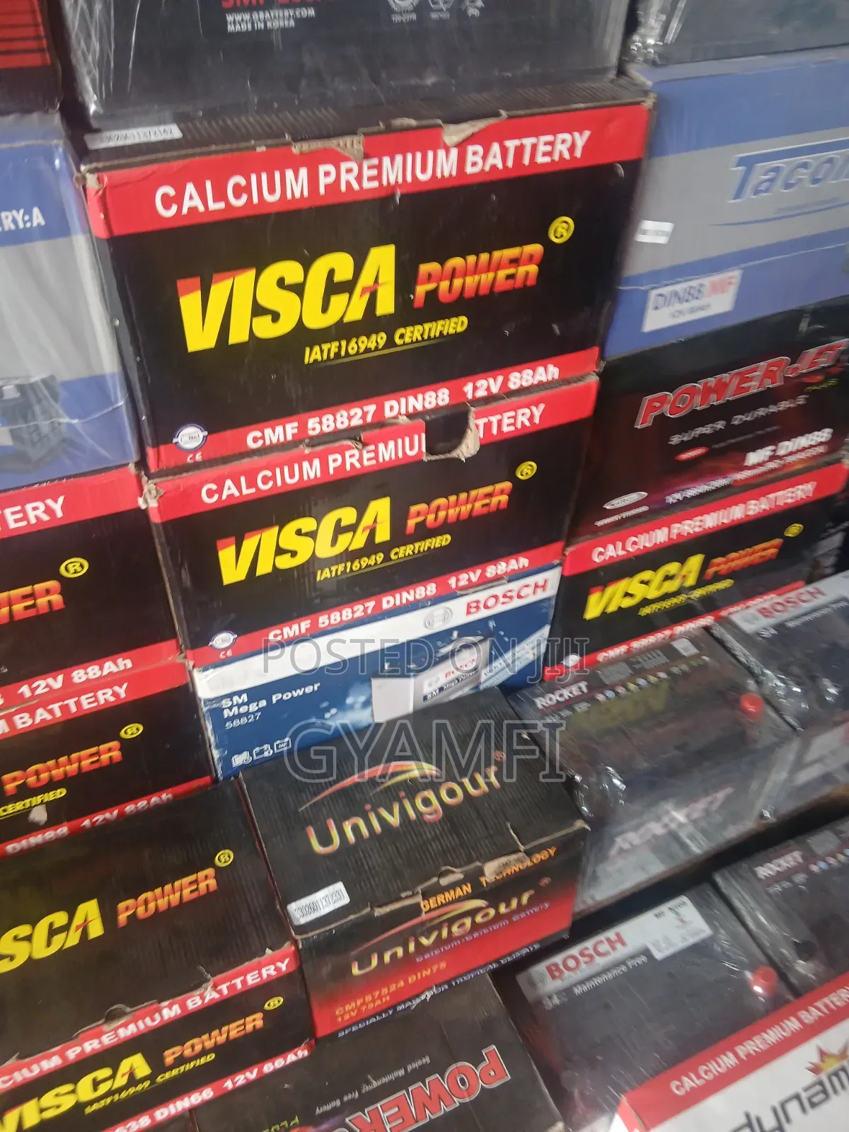 Visca Battery 15plate and 17plate Available