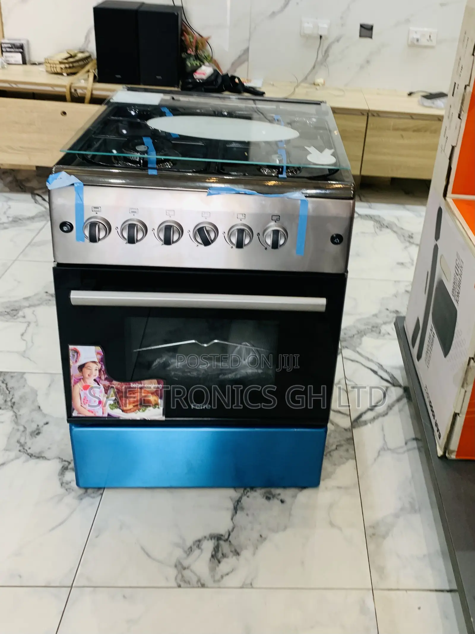 Essential Good Volcano Ferre 50x60 Gas Cooker – New Line, 4 Burners