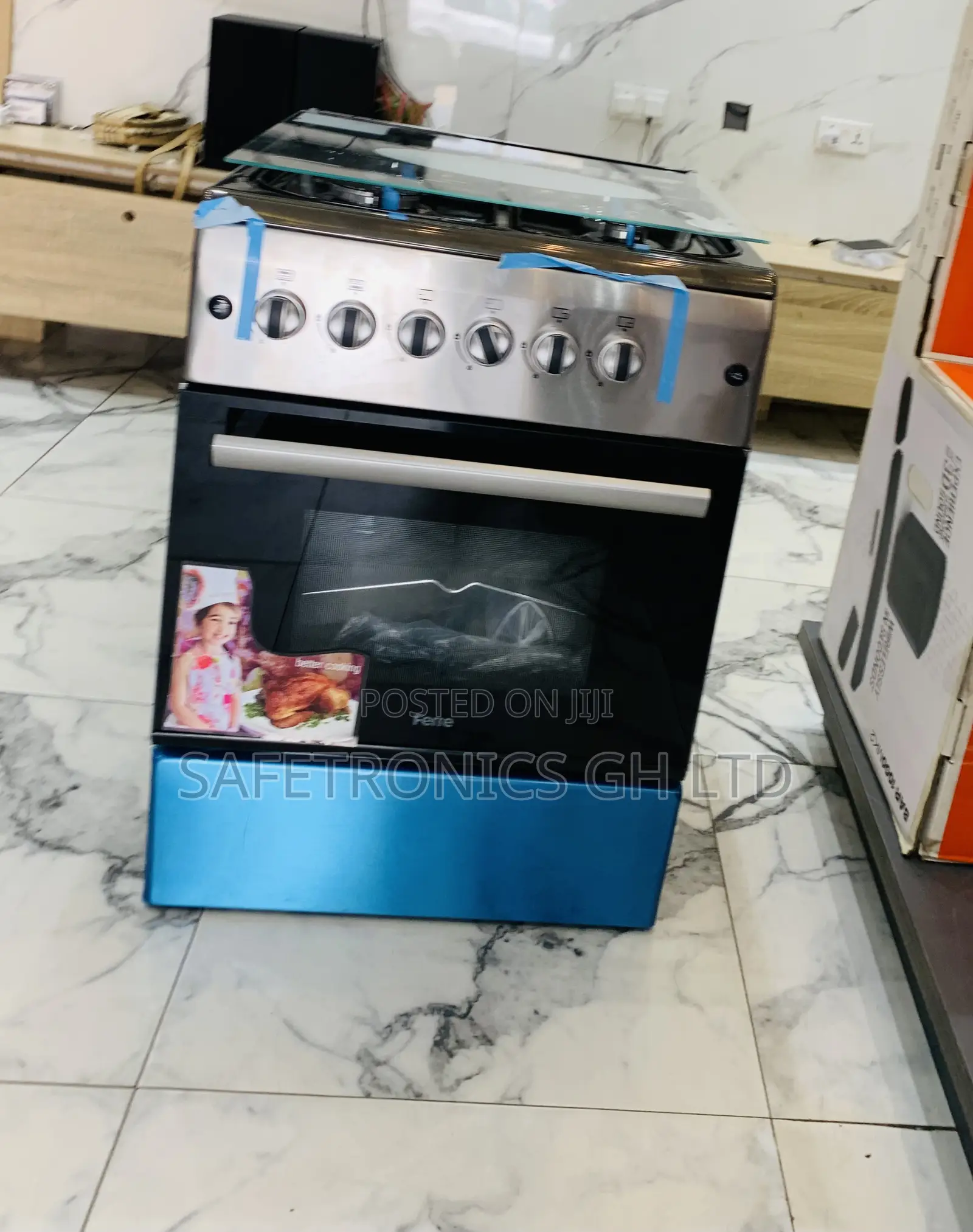Choose Best Volcano Ferre 50x60 Gas Cooker – New Line, 4 Burners