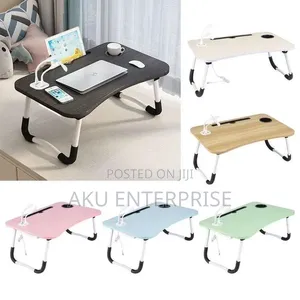 Foldable Lazy Laptop Study Table With USB