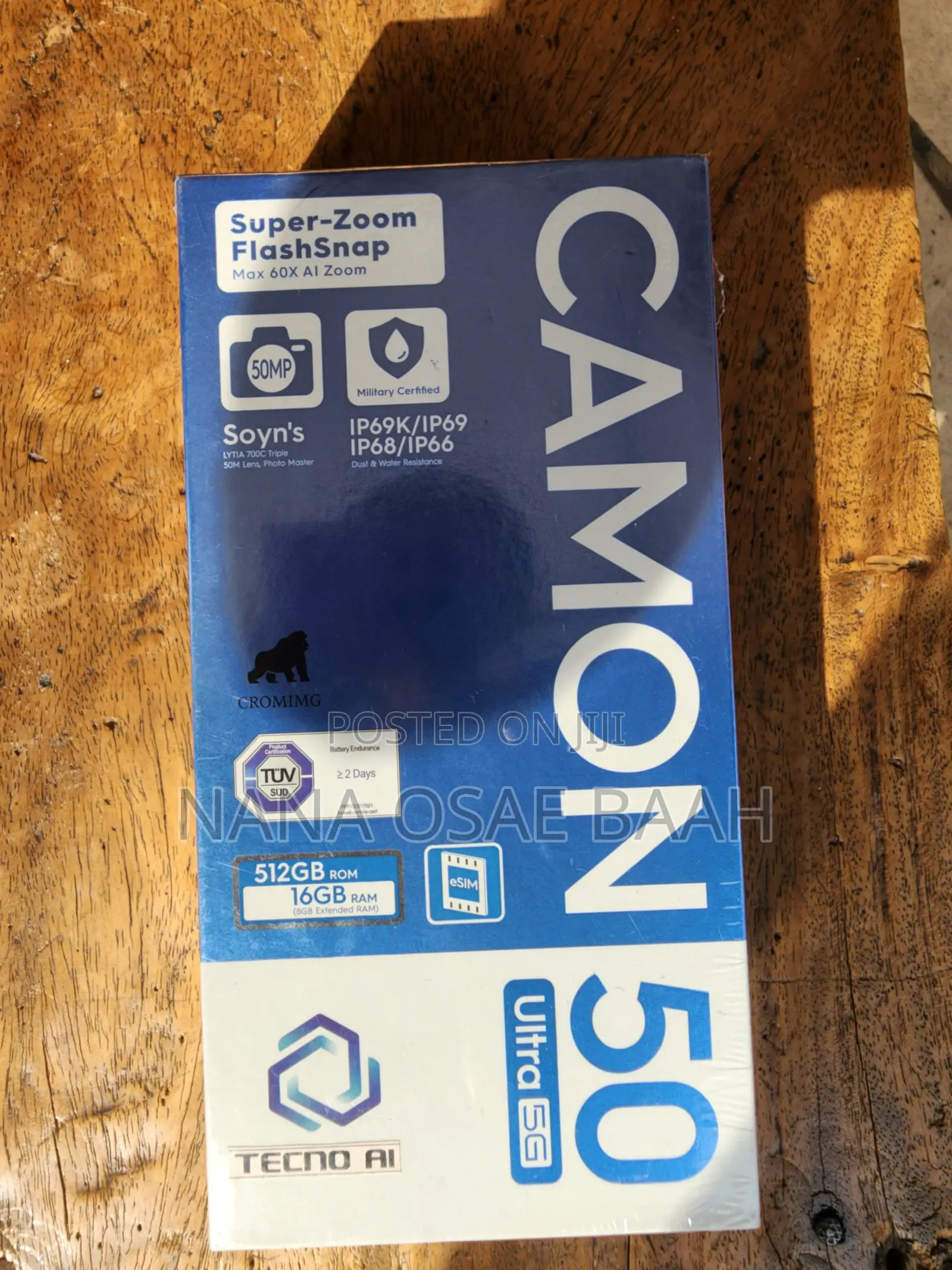 New Tecno Camon 50 Ultra 512 GB Black