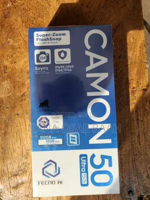 New Tecno Camon 50 Ultra 512 GB Black