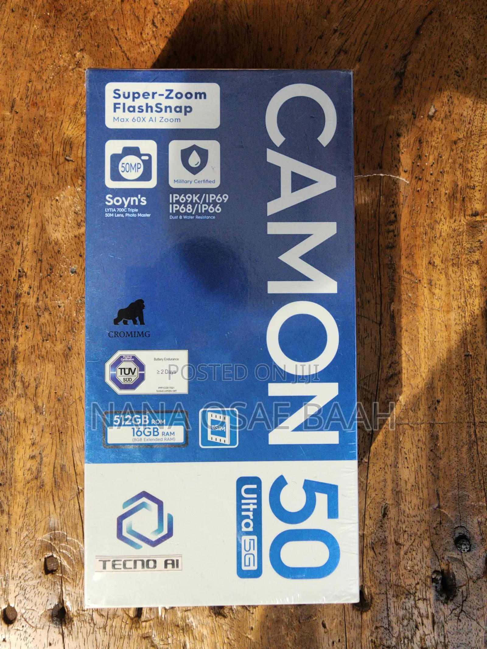 New Tecno Camon 50 Ultra 512 GB Black
