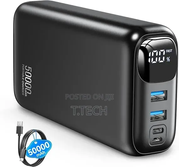 OHOVIV 50,000mah 22.5W Fast Charging Power Bank With Digital Display