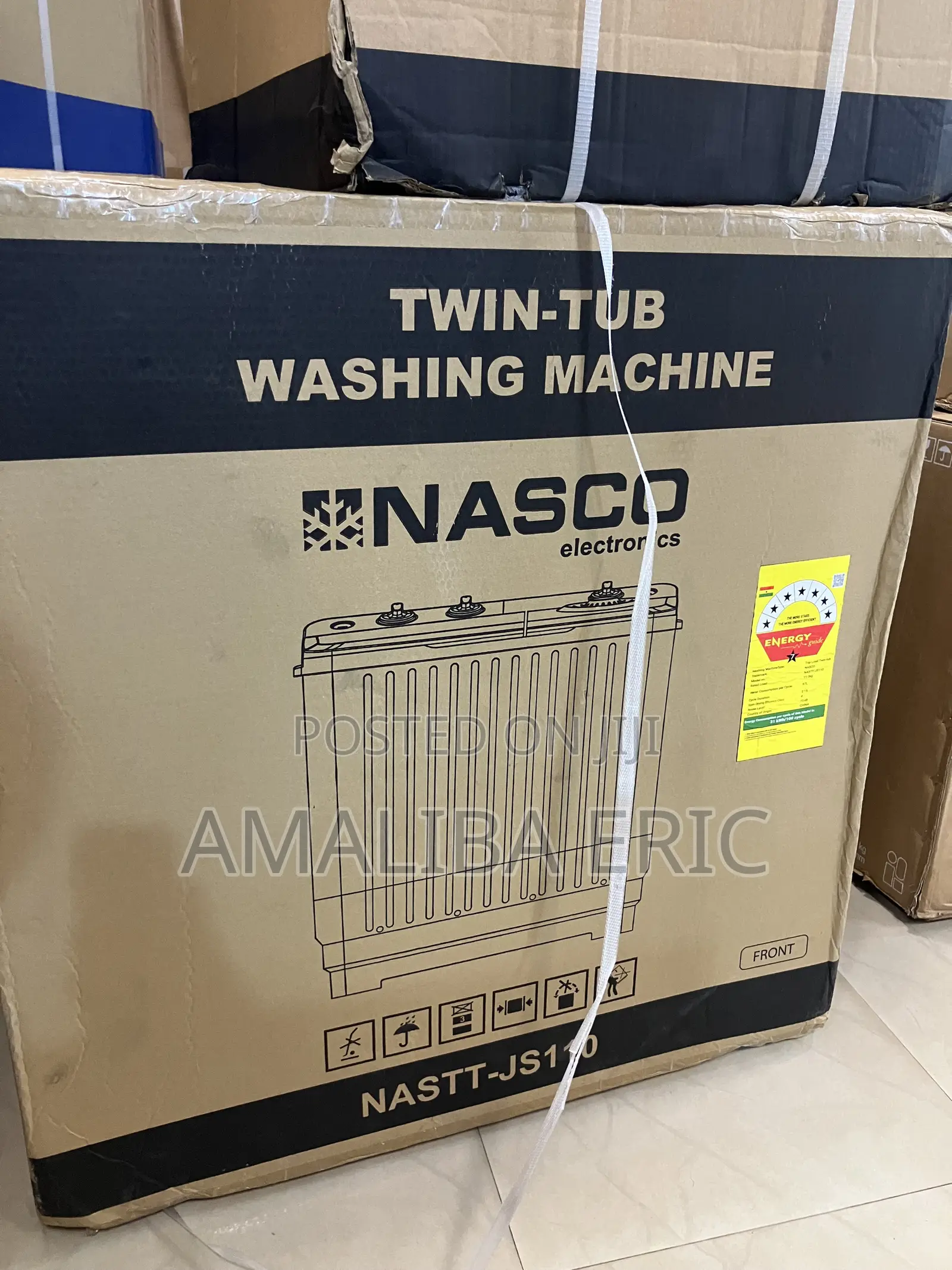Nasco 11kg Twin-Tub Semi-Automatic Washing Machine