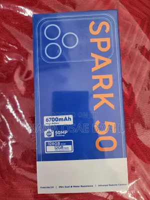 New Tecno Spark 50 5G 128 GB Black