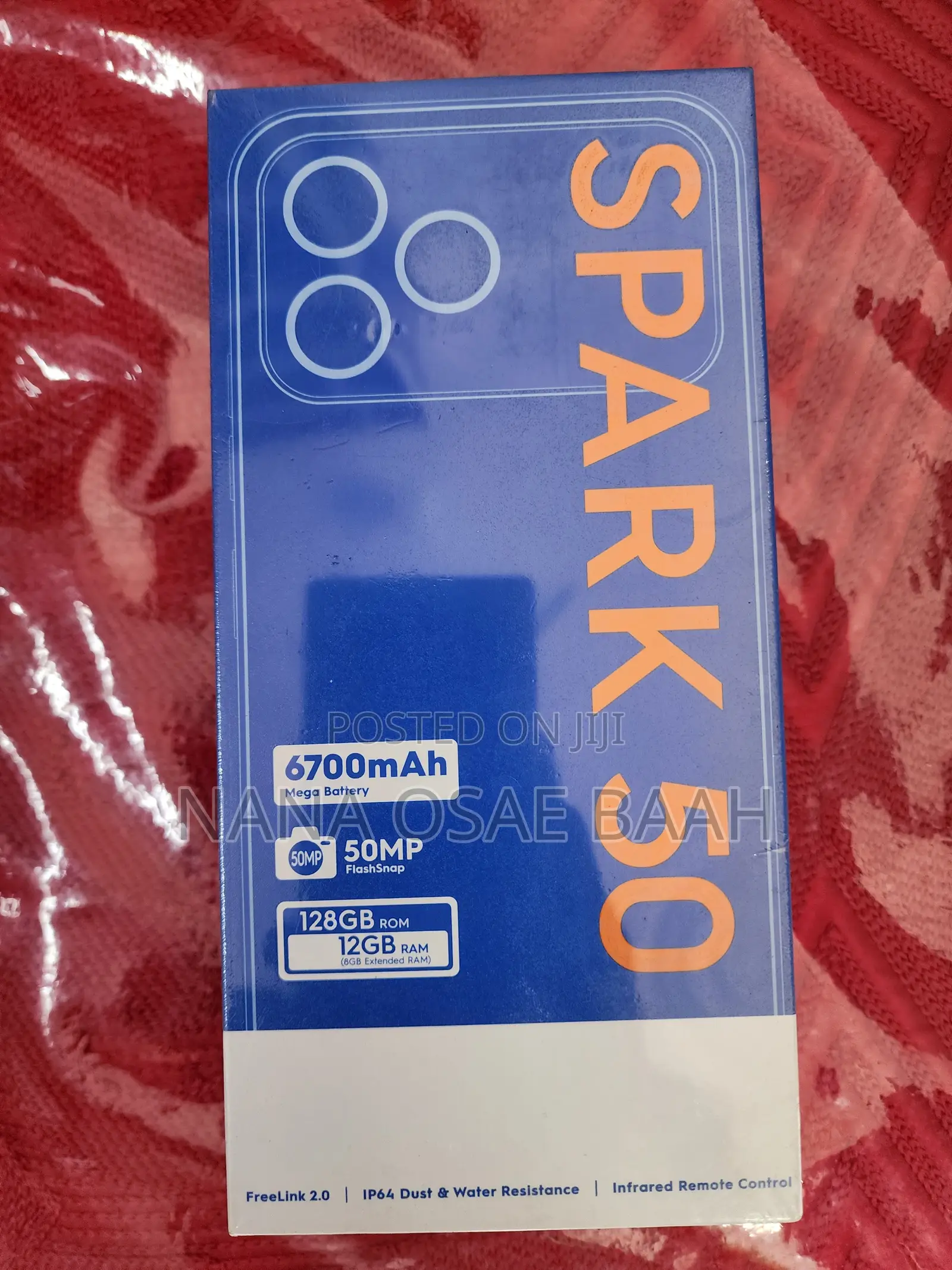 New Tecno Spark 50 5G 128 GB Black