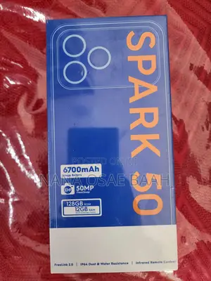 New Tecno Spark 50 5G 128 GB Black