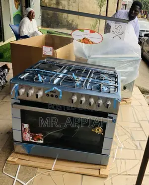 Order Reliable Ferre 60x90cm 1 Electric + 4 Gas Cooker(Gray)Glass Lid