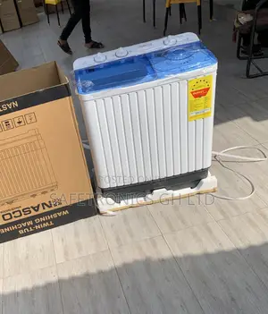 Neatly Sealed Nasco Washing Machine Semi Automatic 8 Kg White