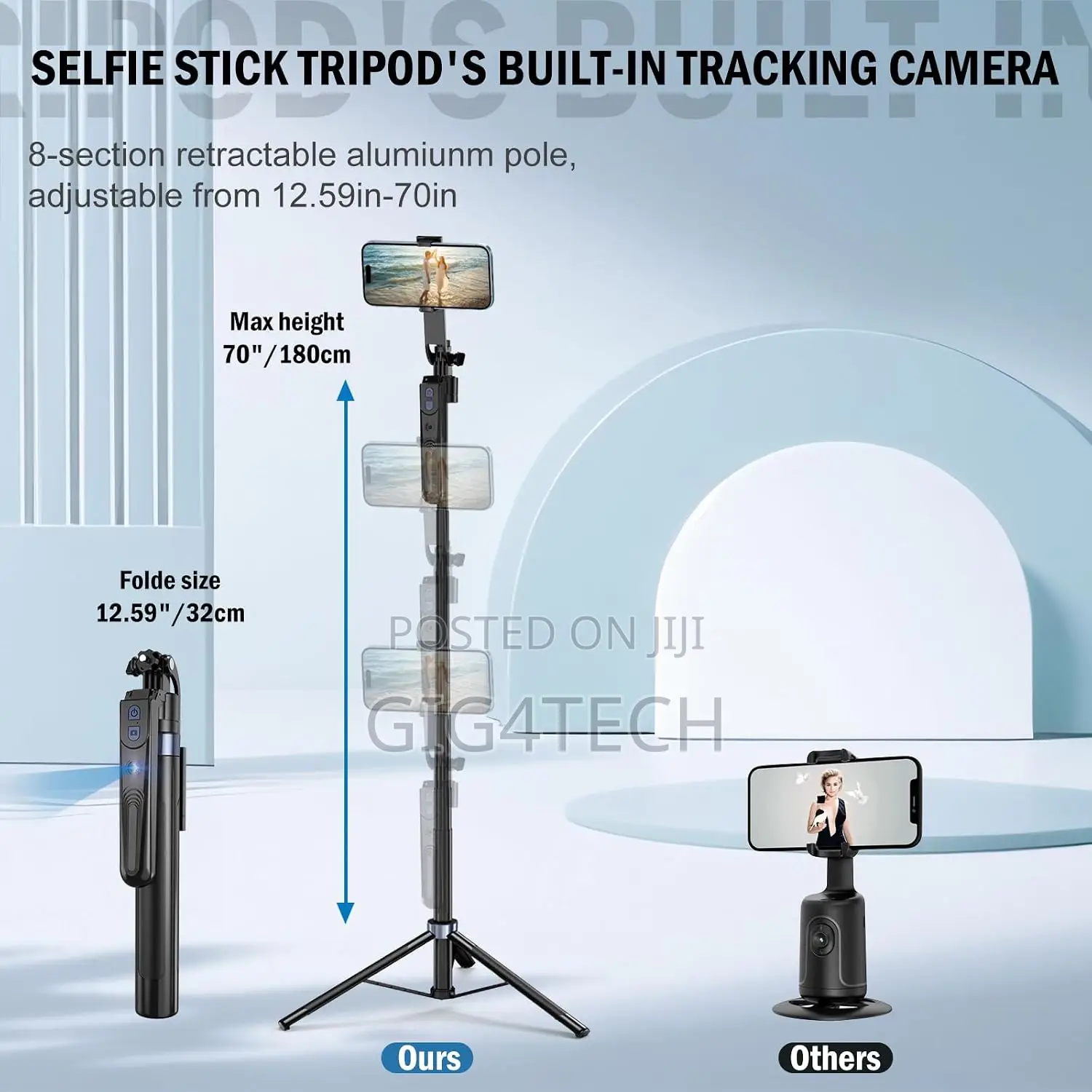 F01 Ai Face Tracking Tripod Stand