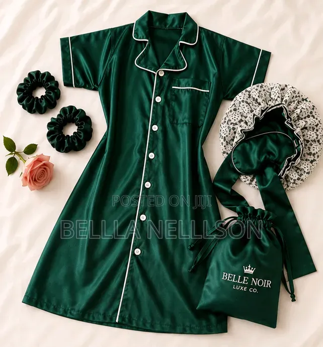 Chantilly Luxe Satin Sleep Set – Bonnet, Sleep Mask Scrunchies